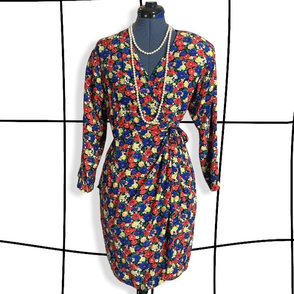 80s vintage gloria dress - Picture 1 of 8